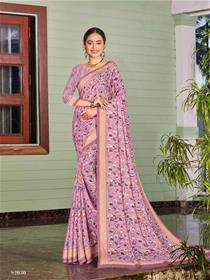 82030 suhani  saree georgette border base,fancy,simple designer & party wear printed saree