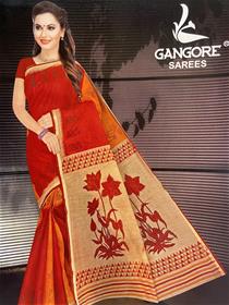 Cotton saree for women laila gadwal royal with bp