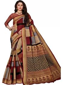 Printed daily wear pure cotton saree,fancy,simple designer,party wear  (f)