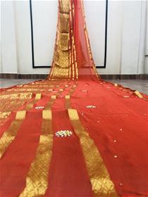 Chundri saree for women 4376 chiffon saree
