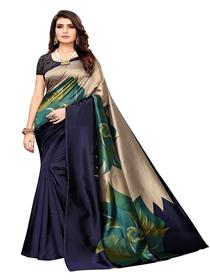 Women art silk saree with blouse piece(a)