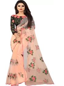 Net saree for women embroidered fashion net saree (purple),fancy,designer,party wear(f)