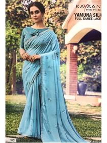 Georgette saree for women yamuna silk/kayaan saree