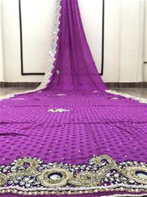 Hand work saree for women 7170 party wear saree