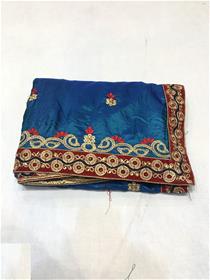 Lehenga saree for women silk Blue
