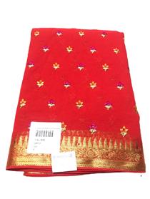 Saree for women 21502 pure chiffon border fancy saree