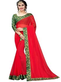 Saree for women solid daily wear georgette,chiffon saree