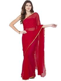 Saree for women designer pure chiffon saree(a)