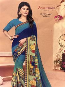Printed saree for women radhey ji/ankleshwar saree