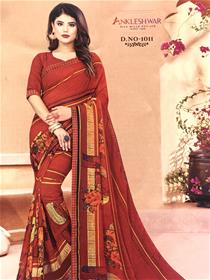 Printed saree for women radhey ji/ankleshwar saree