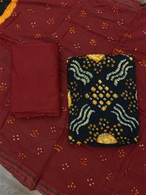 Salwar suit for women 956:03 cotton chanderi suit/cotton chanderi dupatta