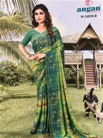 Saree for women glourious/printed georgette saree