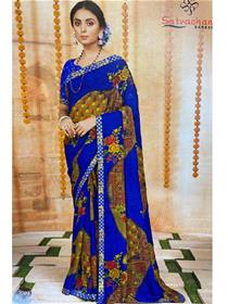Saree for women gst satvachan printed saree