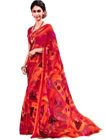 Saree for women 10273 printed simple fancy saree