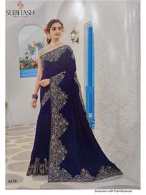 Party wear saree for women 4578