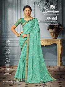 Saree for women 7117 maharani designer party wear thread work saree