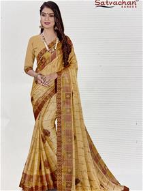 Simple designer saree for women shubangi silk
