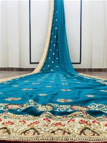 Thread work saree for women 3255 bridal saree