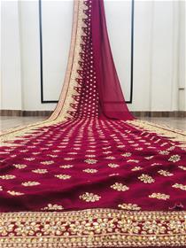 Wedding saree for women gift rival dulhan saree
