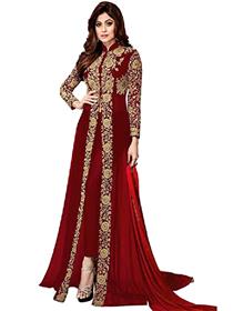 Gown for women  anarkali long gown with dupatta (a)
