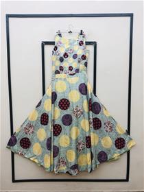 Gown for women 2021-22/ssv 06 chanderi silk,simple designer,fancy,party wear
