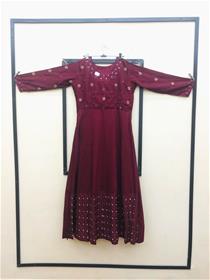 Gown for women r.k:0396:12 chanderi silk,simple designer,fancy,party wear