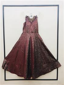 Gown for women seema delhi chanderi silk,simple designer,fancy,party wear
