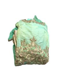 Gown for women 5554:03 chanderi silk jari work,simple designer,fancy,party wear