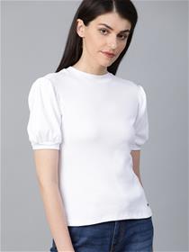 Top for women solid pure cotton top (my)