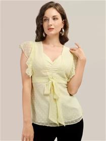 Top for women sleeves solid(f)