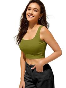 T-shirt for women stretchable gym,ribbed beach top